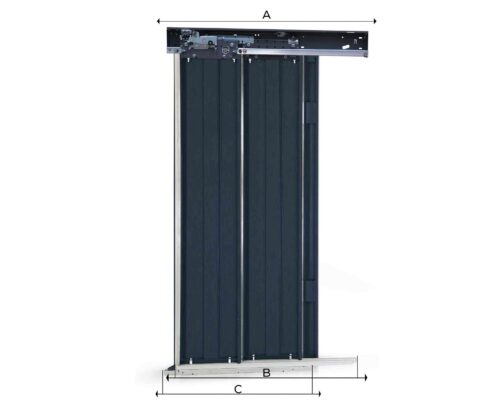 90 lık tam otomatik kat kapısı